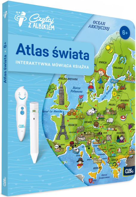 ALBI Książka Atlas świata 6+ ALBI Książka Atlas świata 6+