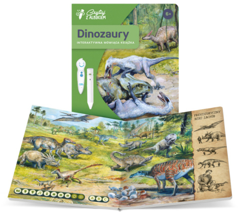 ALBI Książka Dinozaury 6+ ALBI Książka Dinozaury 6+