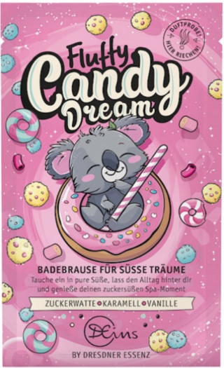FLUFFY CANDY DREAM cukierkowa pianka do kąpieli 60g DRESDNER ESSENZ