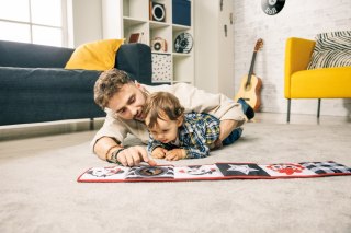 Tiny Love Książeczka interaktywna - dwustronna - Tiny Rockers
