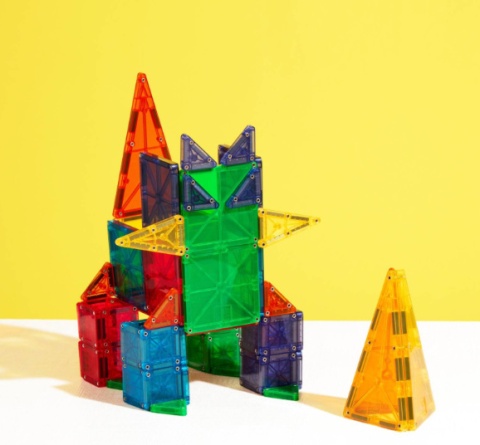 MAGNA-TILES Klocki Magnetyczne COMBO microMAGS 62 el.