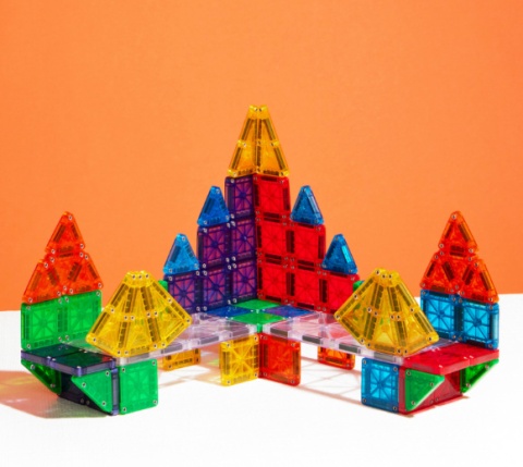 MAGNA-TILES Klocki Magnetyczne microMAGS 70 el.