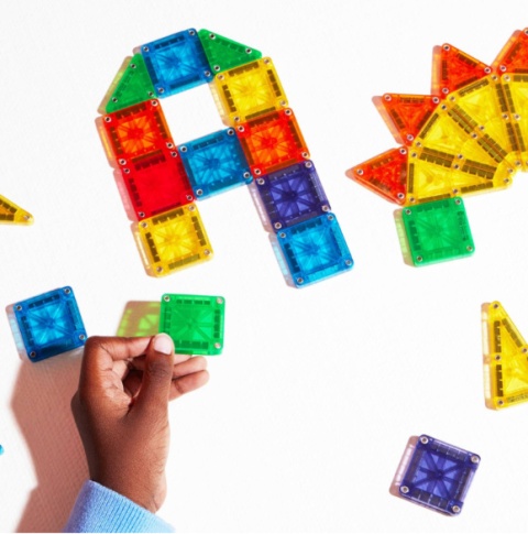 MAGNA-TILES Klocki Magnetyczne microMAGS 70 el.