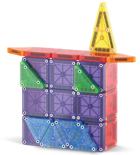 MAGNA-TILES Klocki Magnetyczne microMAGS 70 el.