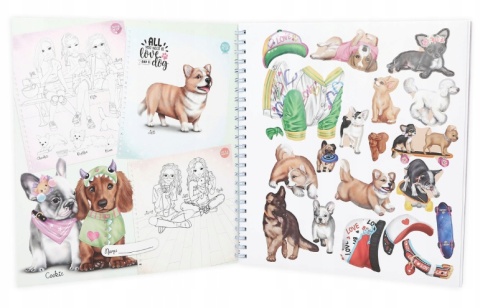 TOP MODEL Szkicownik Doggy