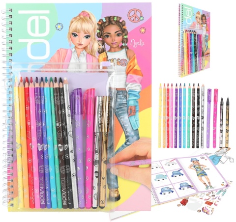 TOP MODEL Zestaw kreatywny z zestawem piśmienniczym