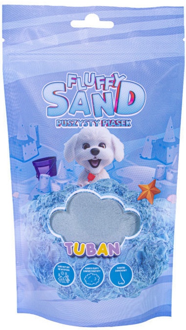 TUBAN PIASEK KINETYCZNY FLUFFY SAND – PUSZYSTY PIASEK NIEBIESKI 90 g