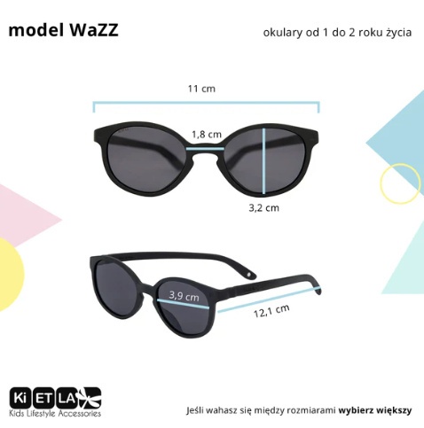 KIETLA OKULARY PRZECIWSŁONECZNE DLA DZIECI WaZZ Peacock 1-2 LATA