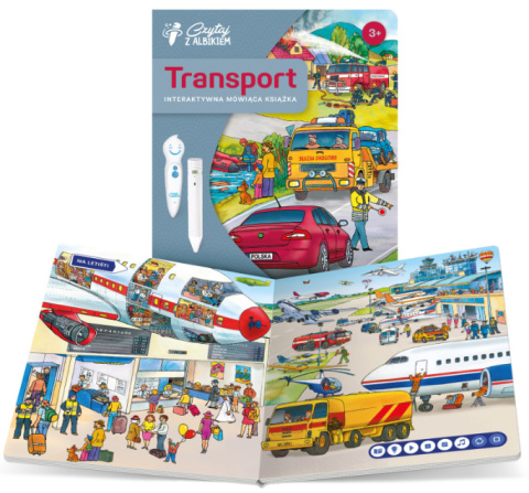 ALBI Książka Transport 3+ ALBI Książka Transport 3+
