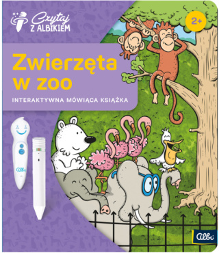 ALBI Książka Zwierzęta w zoo 2+