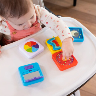 PlayTab Sensoryczne Kwadraty Zestaw 1 z Przekładankami Fat Brain