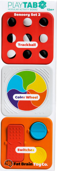 PlayTab Sensoryczne Kwadraty Zestaw 2 Biało-Czarne Kuleczki Fat Brain PlayTab Sensoryczne Kwadraty Zestaw 2 Biało-Czarne Kuleczki Fat Brain