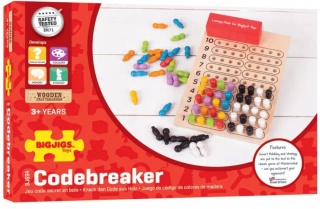 Bigjigs Toys Drewniana Gra Łamacz kodów