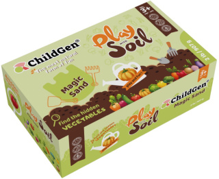 ChildGen Piasek kinetyczny Magiczna gleba z warzywami 100% naturalny 907g