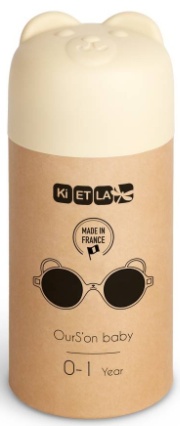KIETLA OURS'ON OKULARY PRZECIWSŁONECZNE DLA DZIECI CREAM 1-2 LATA UV