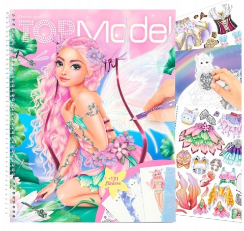 TOPMODEL ZESTAW KREATYWNY Z NAKLEJKAMI FANTASY MODE