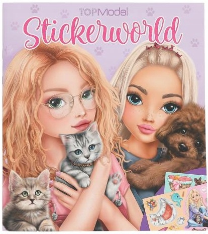 TOPMODEL Zestaw z naklejkami Kitty i Doggy Sticker Fun
