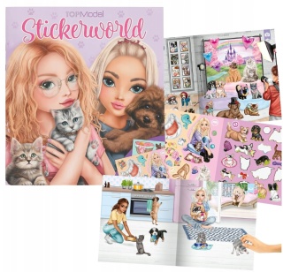 TOPMODEL Zestaw z naklejkami Kitty i Doggy Sticker Fun