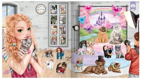 TOPMODEL Zestaw z naklejkami Kitty i Doggy Sticker Fun