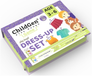ChildGen Zestaw MODA ubieranki i fryzury ciastolina i akcesoria