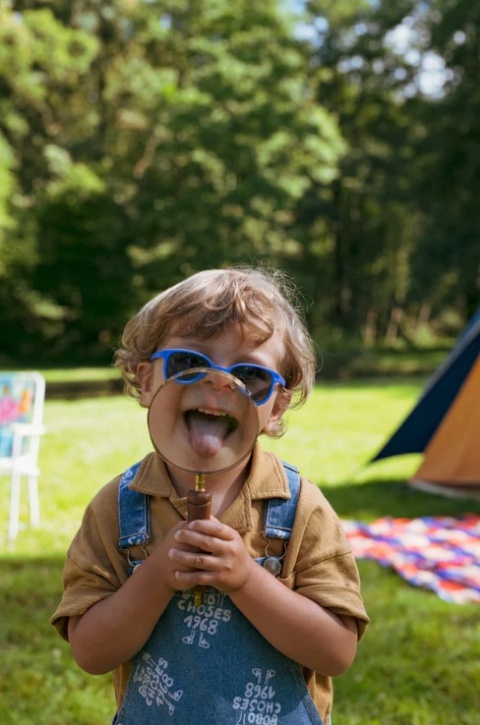 KIETLA WAZZ Okulary przeciwsłoneczne Intense Blue 2-4 Lata