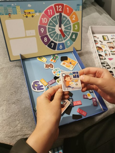 Magnetyczna układanka Apli Kids - Godziny