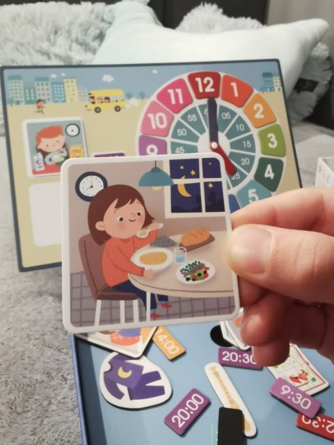 Magnetyczna układanka Apli Kids - Godziny