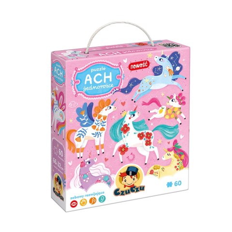 CZUCZU Puzzle 60 el. Ach Jednorożce