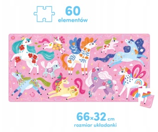 CZUCZU Puzzle 60 el. Ach Jednorożce