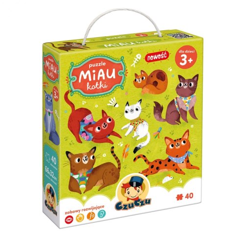 CzuCzu Puzzle Miau Kotki 40el.