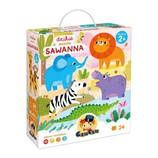 CzuCzu Dzikie Puzzle Sawanna 24el.