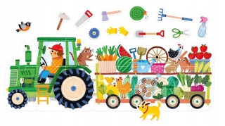 CzuCzu Moto puzzle Traktor 2+