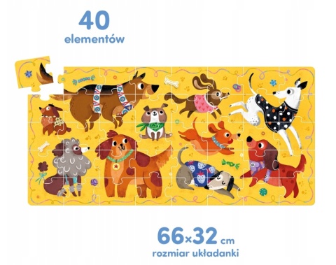 CzuCzu Puzzle Hau Pieski 40el.