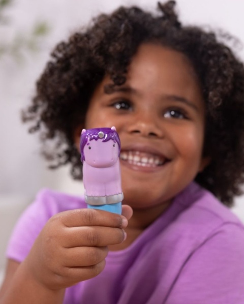 STICKER WOW! STEMPELKI Z NAKLEJKAMI FIOLETOWY JEDNOROŻEC Melissa & Doug
