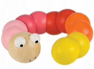 BigJigs Motoryczny robaczek Wiggly Worm RÓŻOWY