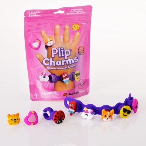 Fat Brain Toy Biżuteria Plip Charms Zestaw Fioletowy