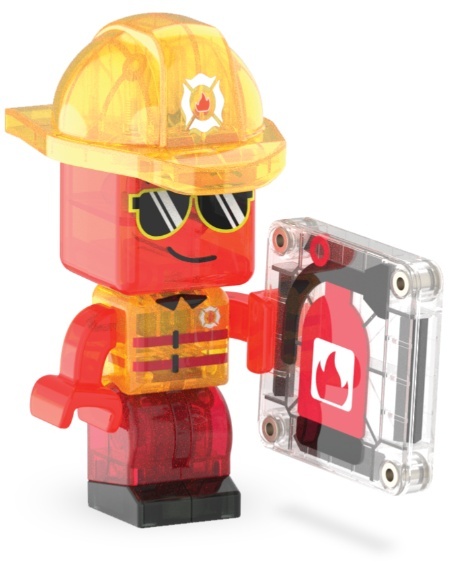 MAGNA-TILES Klocki Magnetyczne Fire Rescue 27 el.