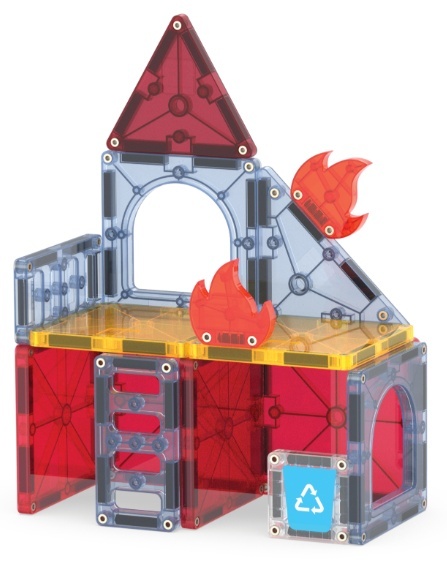 MAGNA-TILES Klocki Magnetyczne Fire Rescue 27 el.