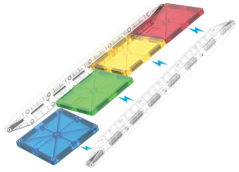 MAGNA-TILES Klocki Magnetyczne Rail Racers XL 90 el.
