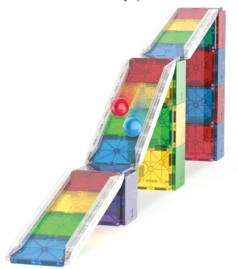 MAGNA-TILES Klocki Magnetyczne Rail Racers XL 90 el.