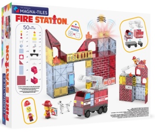 MAGNA-TILES Klocki Magnetyczne Fire Station 50 el.
