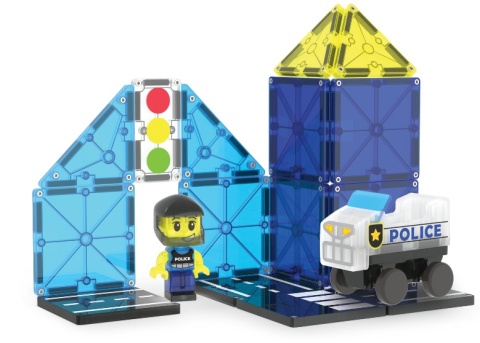 MAGNA-TILES Klocki Magnetyczne Police Patrol 20 el.