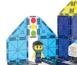 MAGNA-TILES Klocki Magnetyczne Police Patrol 20 el.