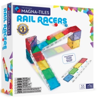 MAGNA-TILES Klocki Magnetyczne Rail Racers 33 el.