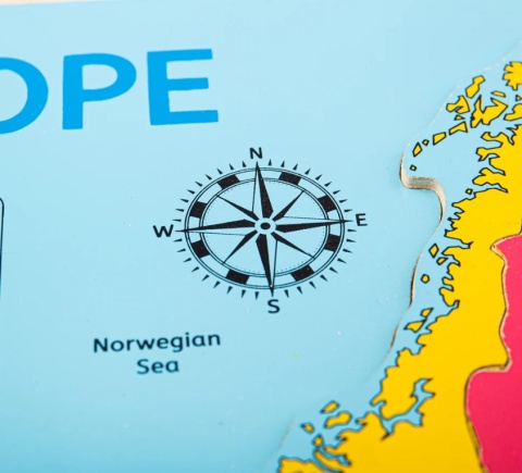 BIGJIGS Puzzle z motywem Europy