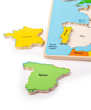 BIGJIGS Puzzle z motywem Europy