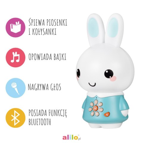 Króliczek Alilo Honey Bunny G6PRO - pudrowy róż
