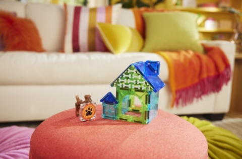 MAGNA-TILES Klocki Magnetyczne Dog House 13 el.