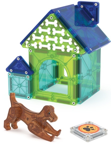 MAGNA-TILES Klocki Magnetyczne Dog House 13 el.