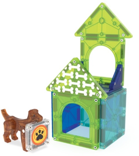 MAGNA-TILES Klocki Magnetyczne Dog House 13 el.